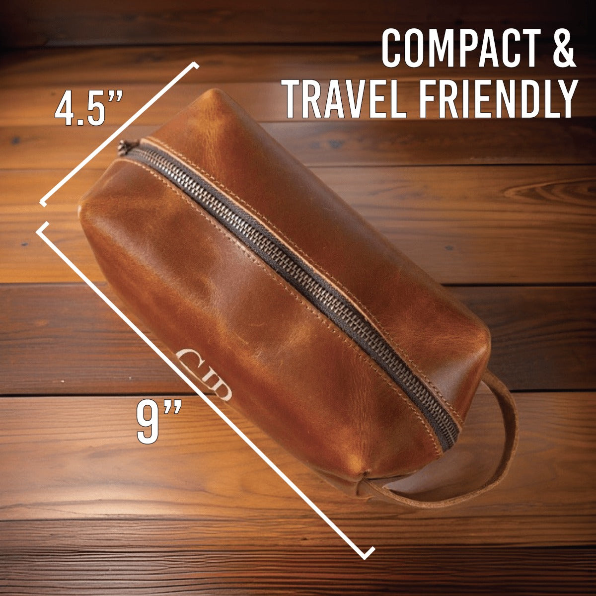 Leather Treasure Toiletry Bag