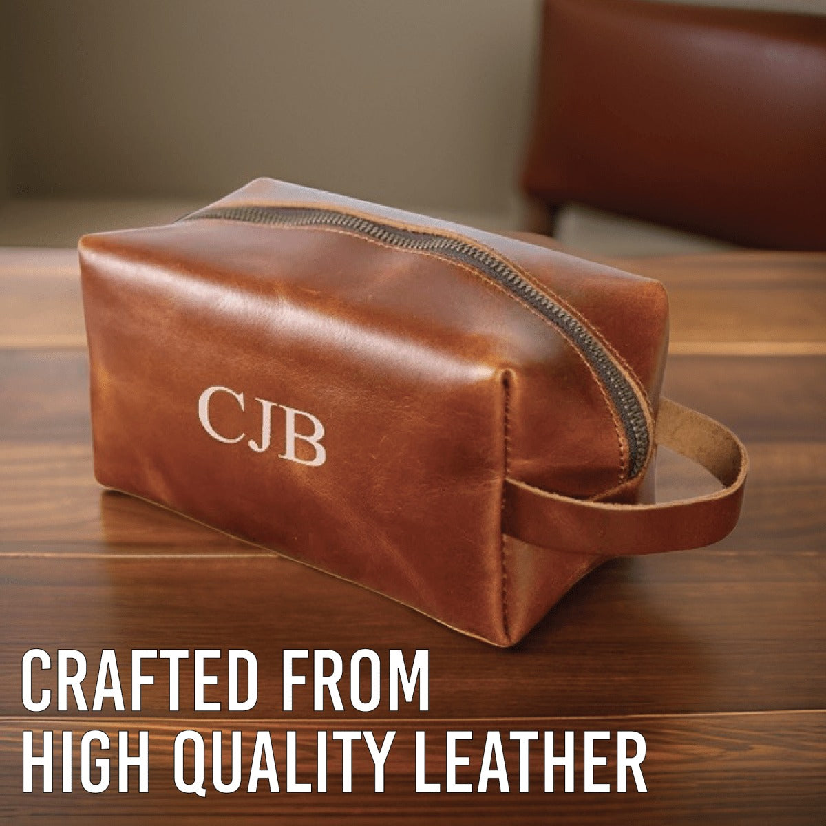 Leather Treasure Toiletry Bag