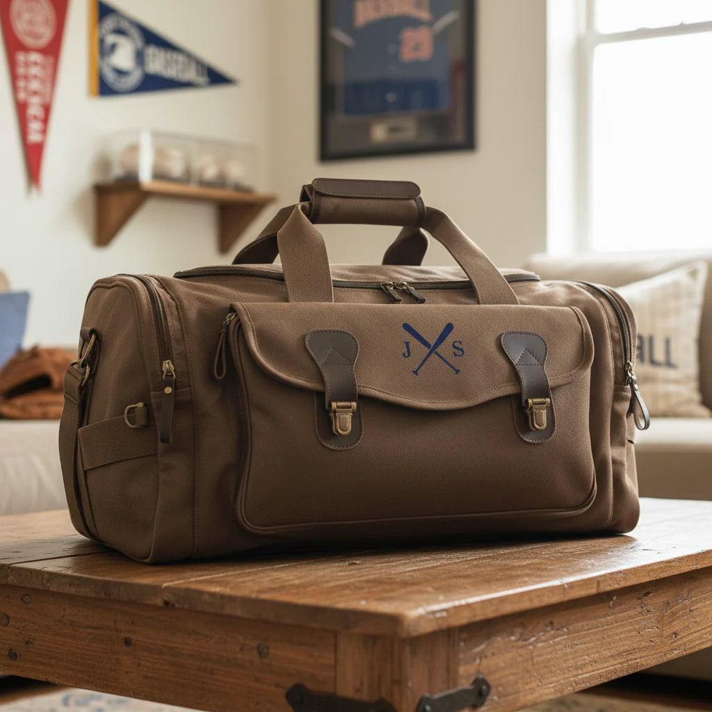 Personalized Baseball Duffle Bag