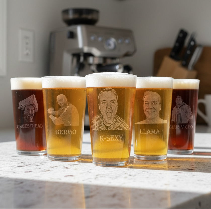 Custom Photo Pint Glass