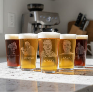 Custom Photo Pint Glass