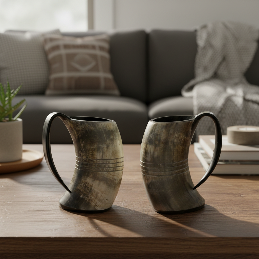 Personalized Viking Horn Mug