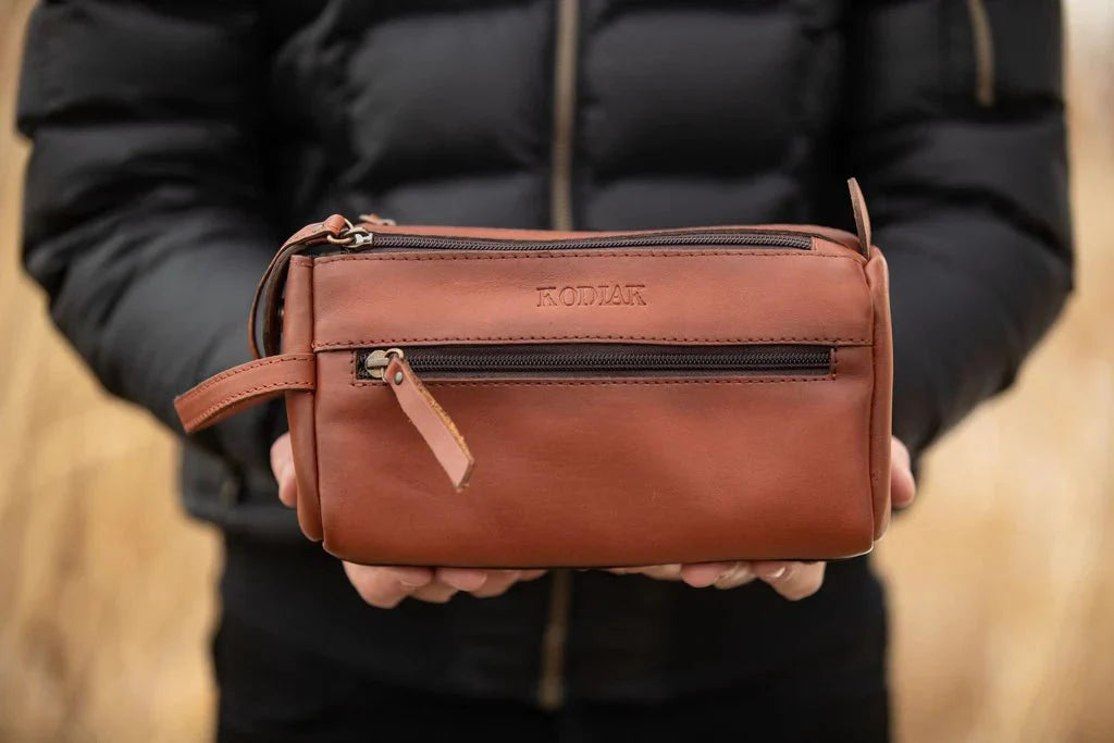 Unique Personalized Yukon Toiletry Bag Customized Man Bags Gifts for Men by Groovy Guy