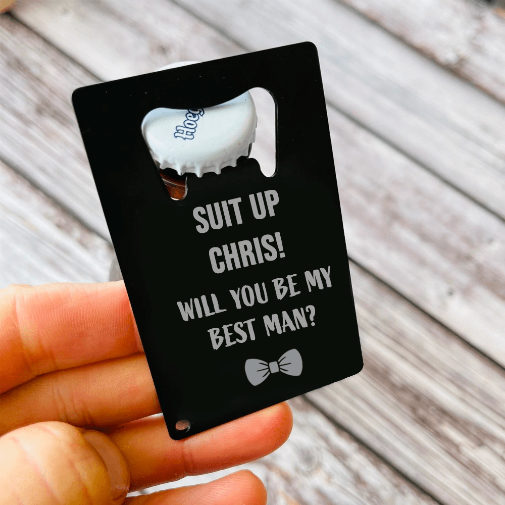 Unique Personalized Pop The Proposal Customized Groomsmen Proposal Gifts for Men by Groovy Guy