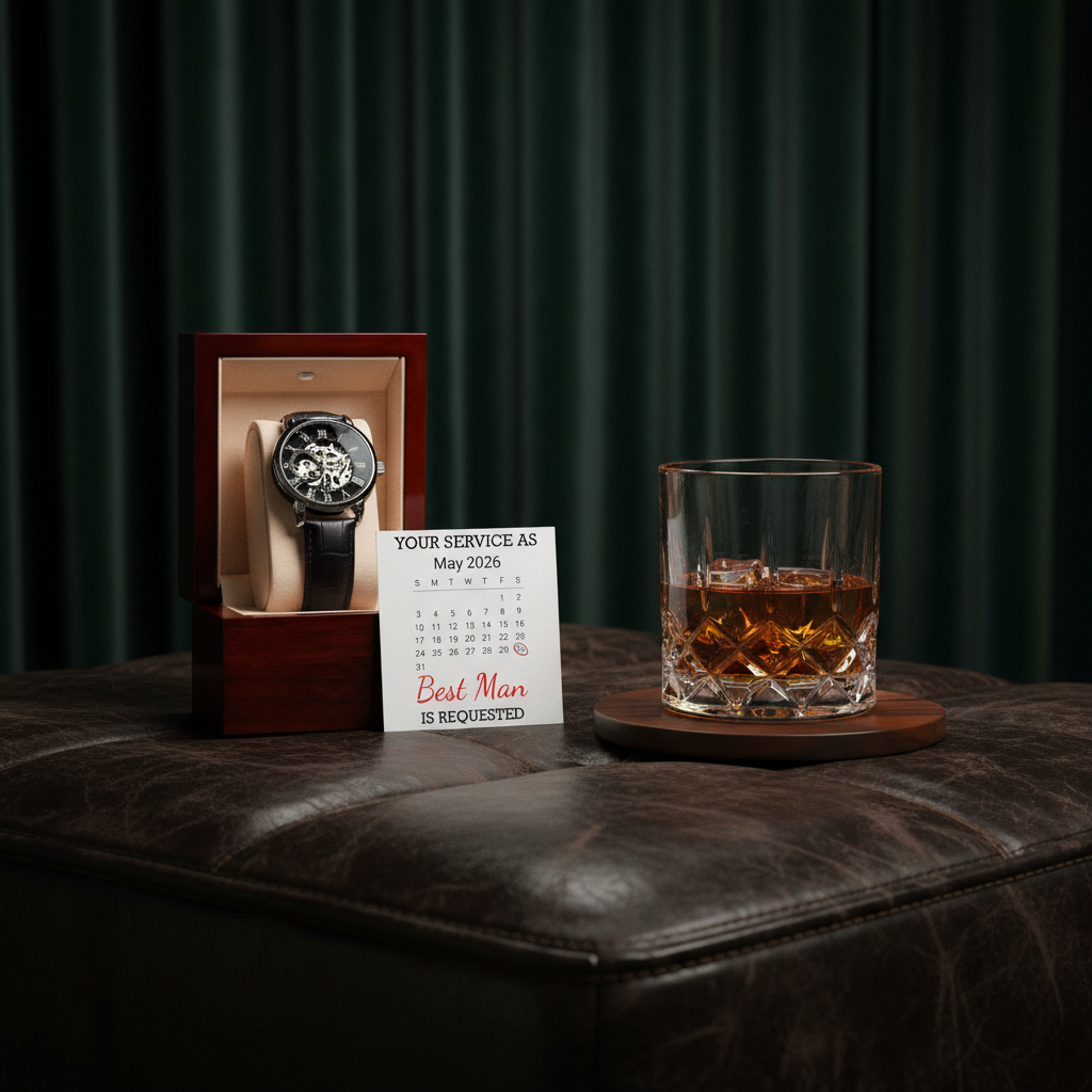 Groomsmen Save The Date Watch