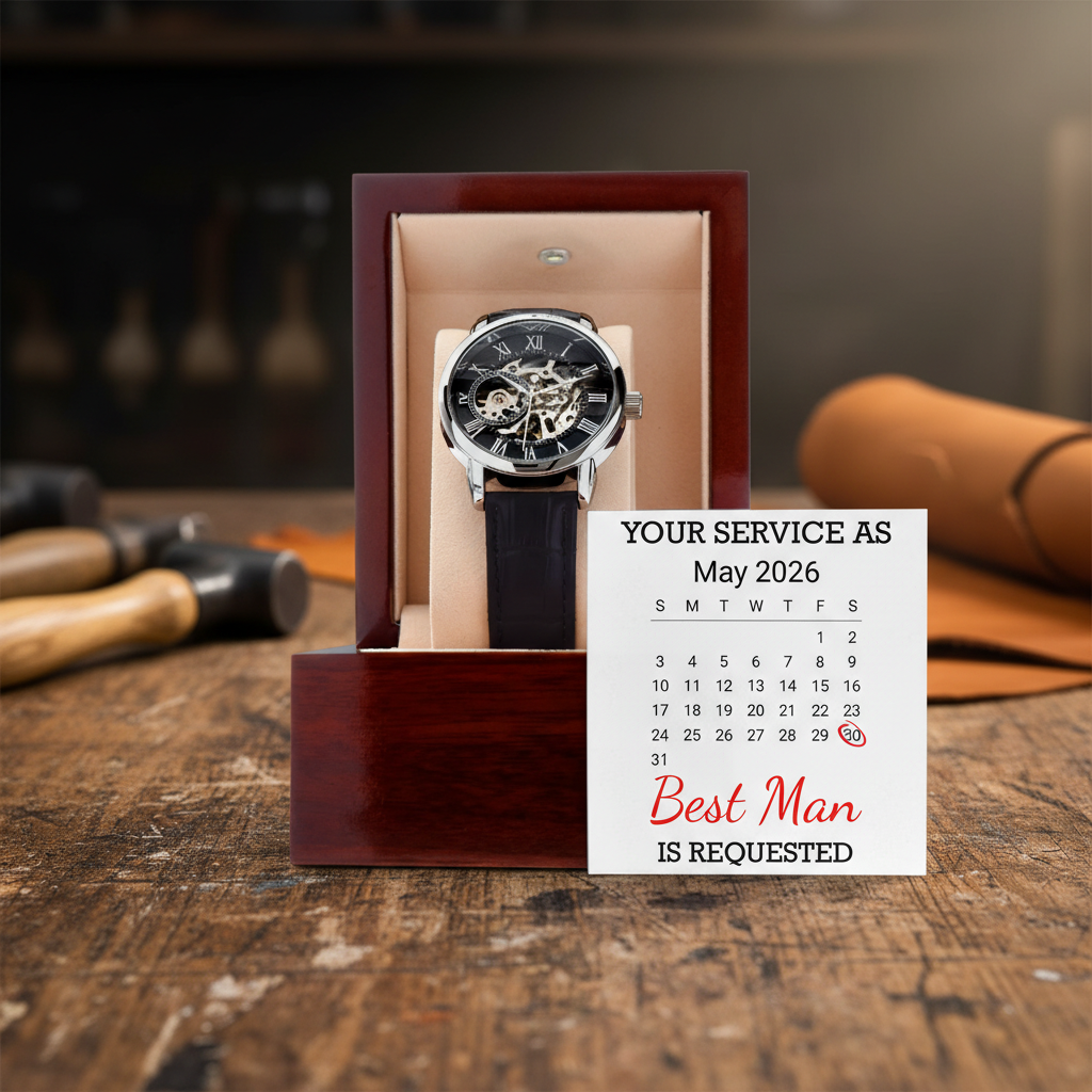 Groomsmen Save The Date Watch