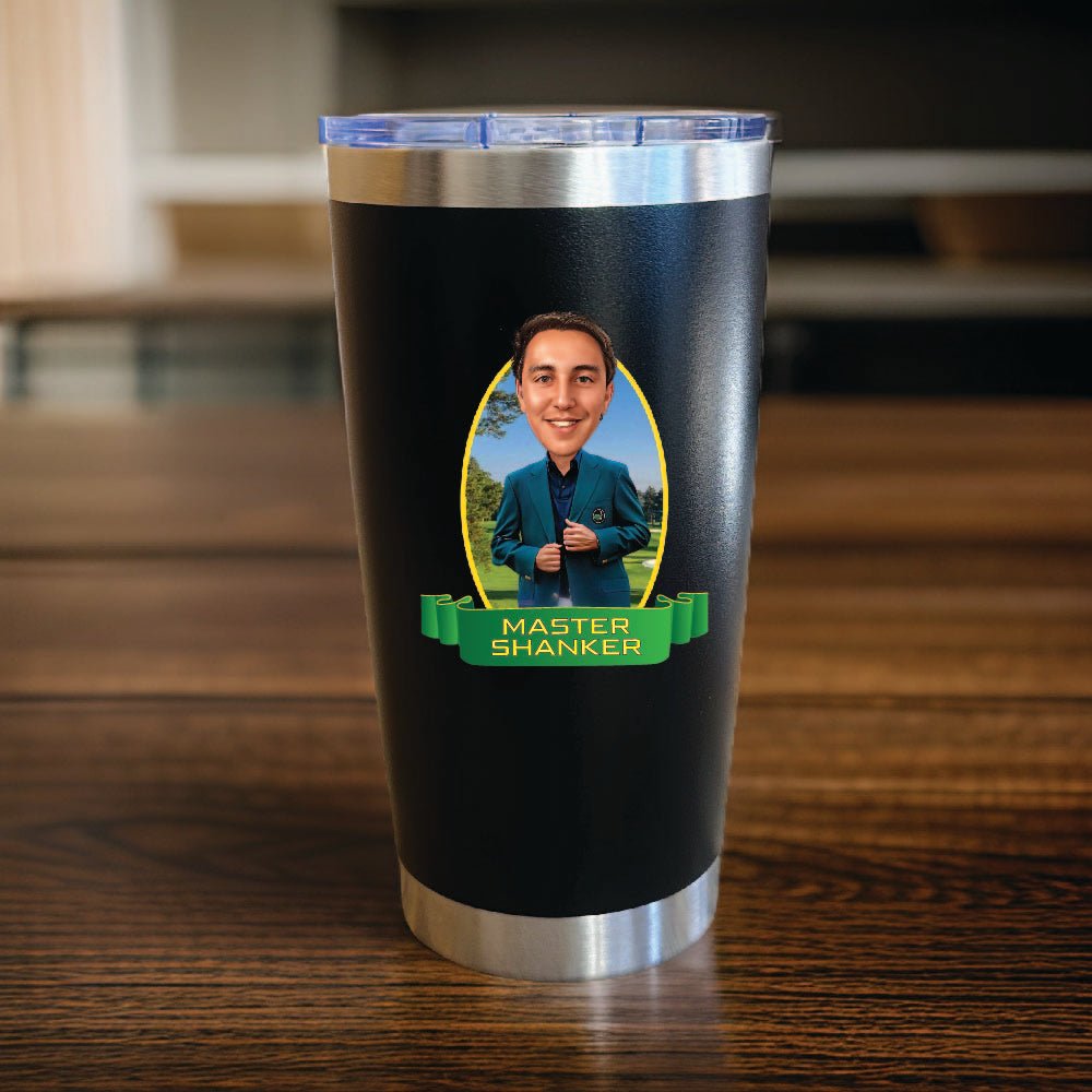 Green Jacket Jokester Tumbler