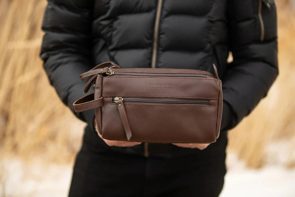 Unique Personalized Yukon Toiletry Bag Customized Man Bags Gifts for Men by Groovy Guy