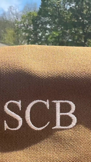 See his initials up close