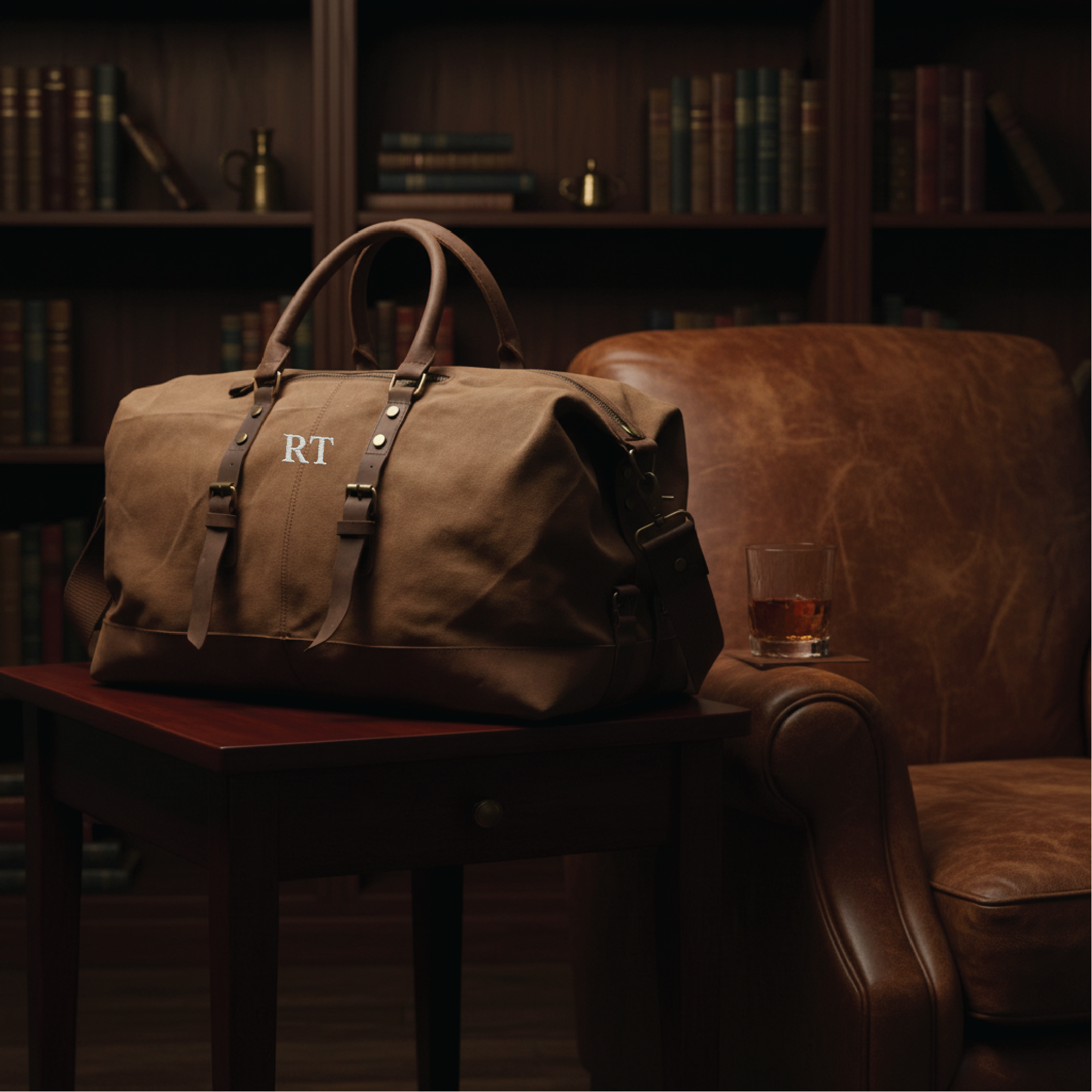 Personalized Canvas Weekender Bag