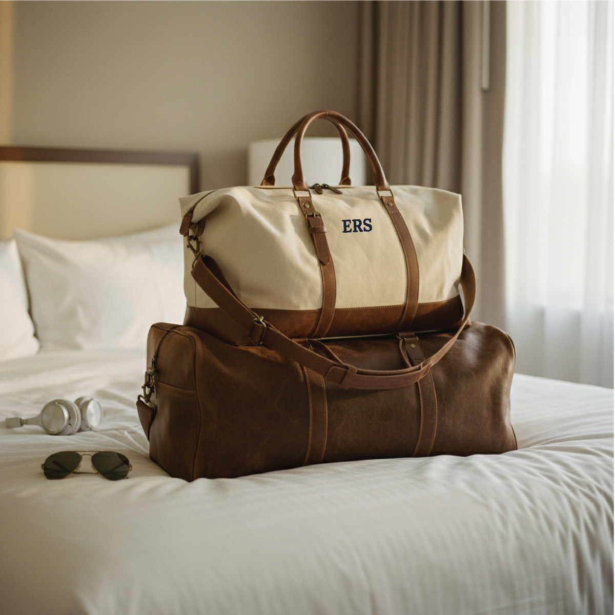 Personalized Canvas Weekender Bag