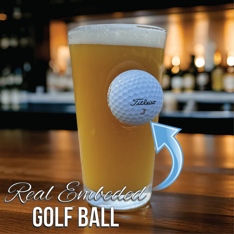 Groomsmen Golf Ball Pint