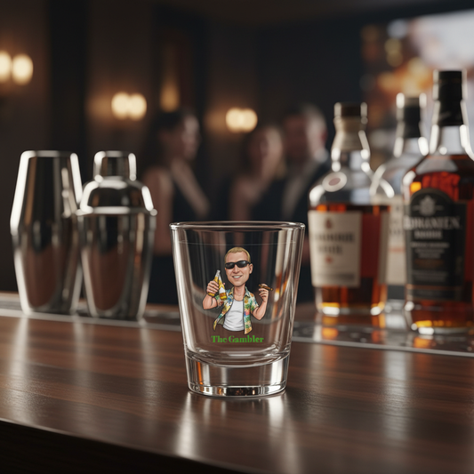 Crazy Bachelor Party Shot Glass