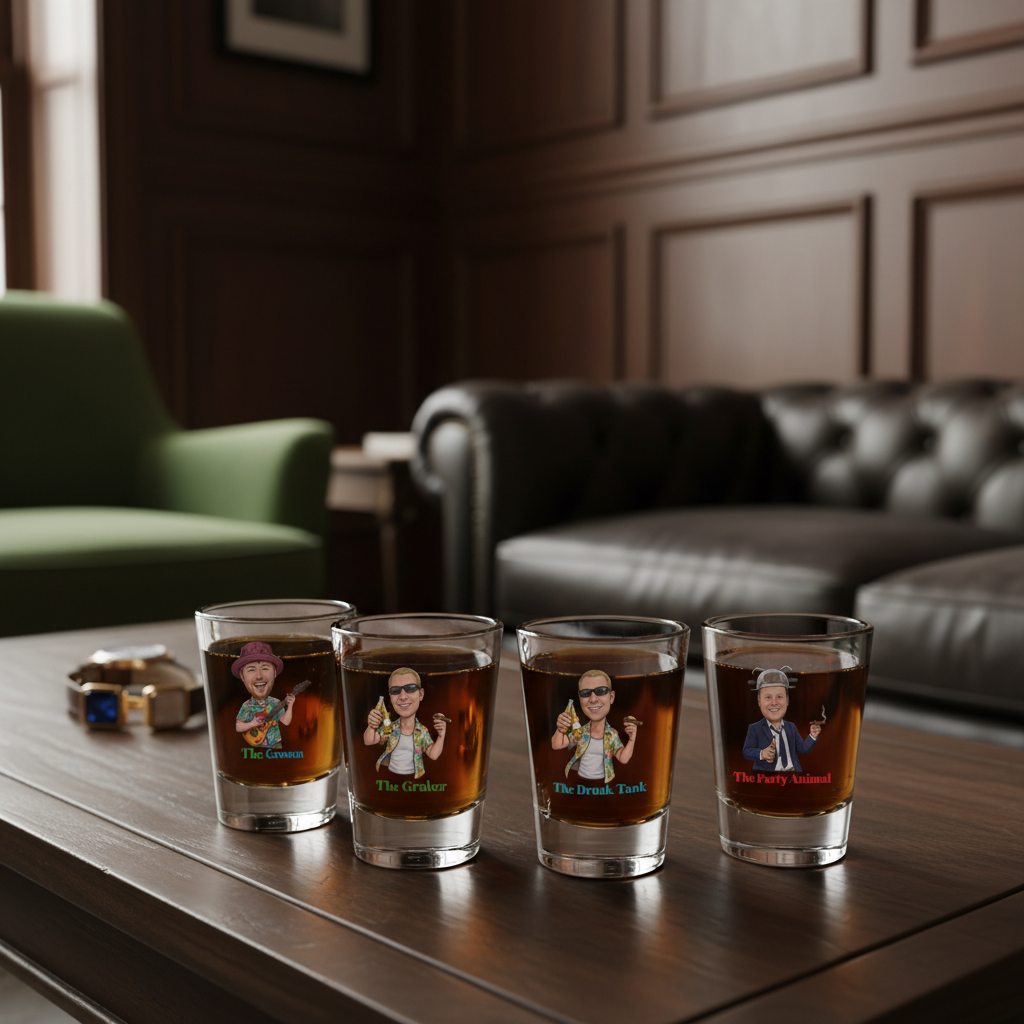 Crazy Bachelor Party Shot Glass