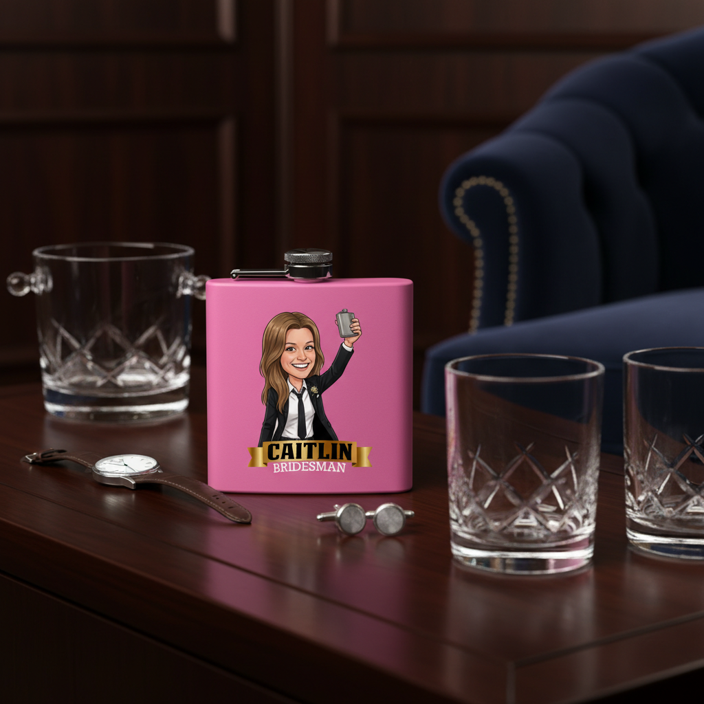 Wedding Party Hip Flask