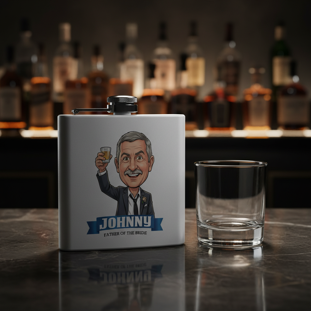 Wedding Party Hip Flask