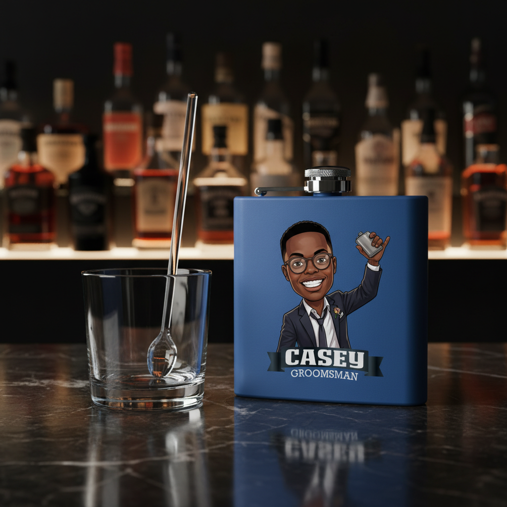 Wedding Party Hip Flask