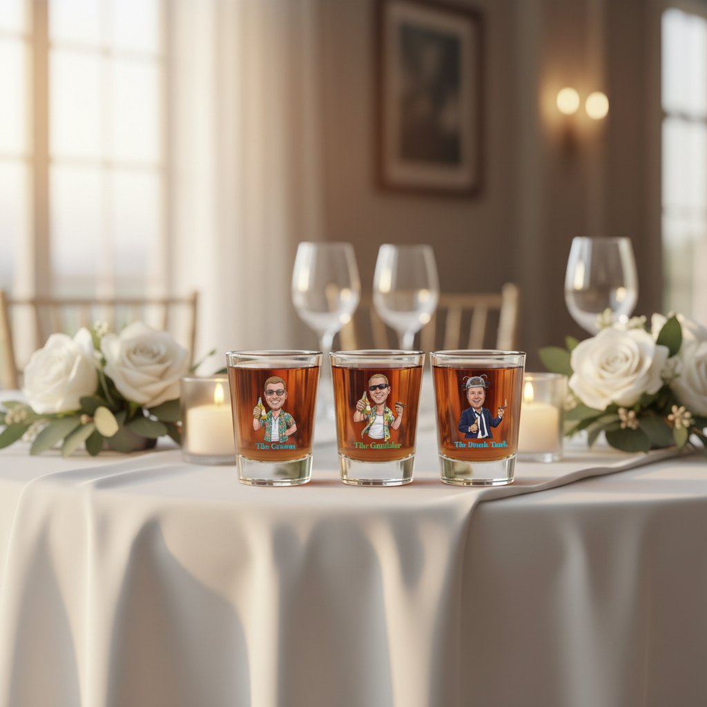 Crazy Bachelor Party Shot Glass