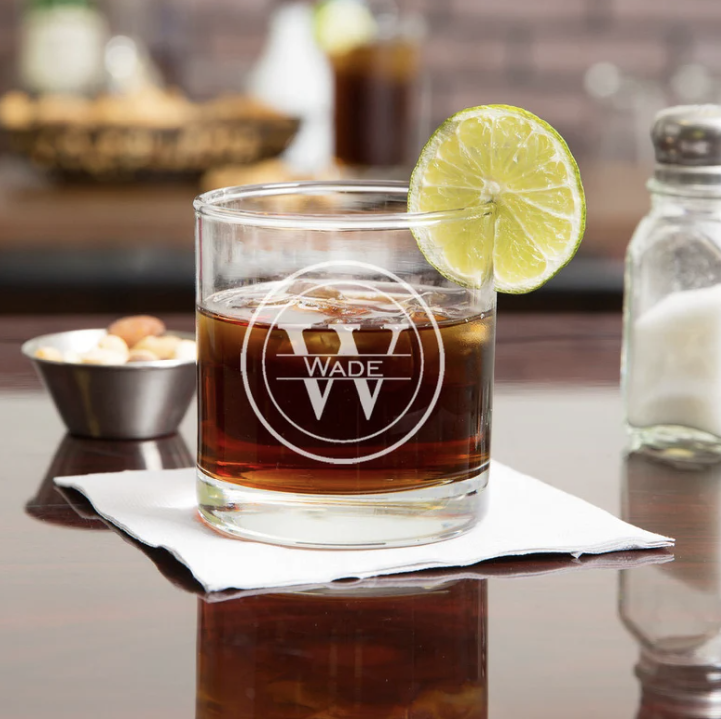 Custom Engraved Personalized Whiskey Glass