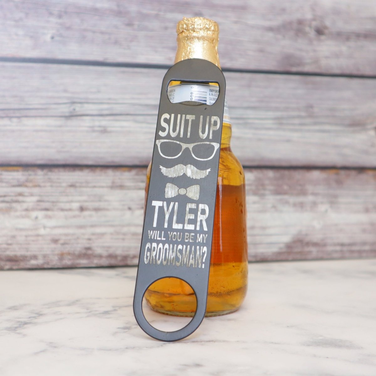 proposal Decent Proposal by Groovy Groomsmen Gifts