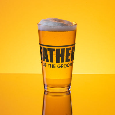Father of the Groom Pint Glass