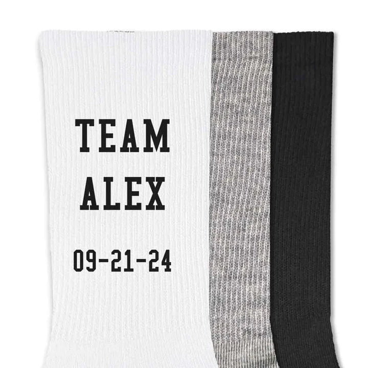 Socks Wedding Team Socks by Groovy Groomsmen Gifts