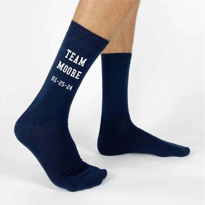 Socks Wedding Team Socks by Groovy Groomsmen Gifts