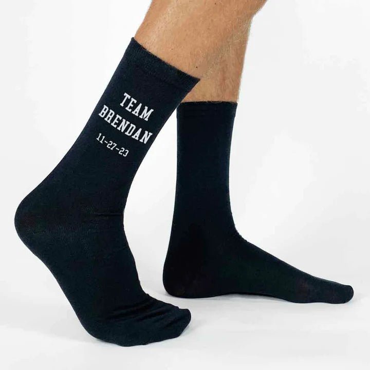 Socks Wedding Team Socks by Groovy Groomsmen Gifts