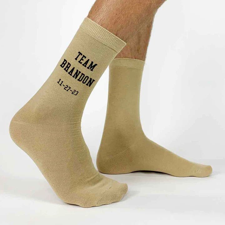 Socks Wedding Team Socks by Groovy Groomsmen Gifts