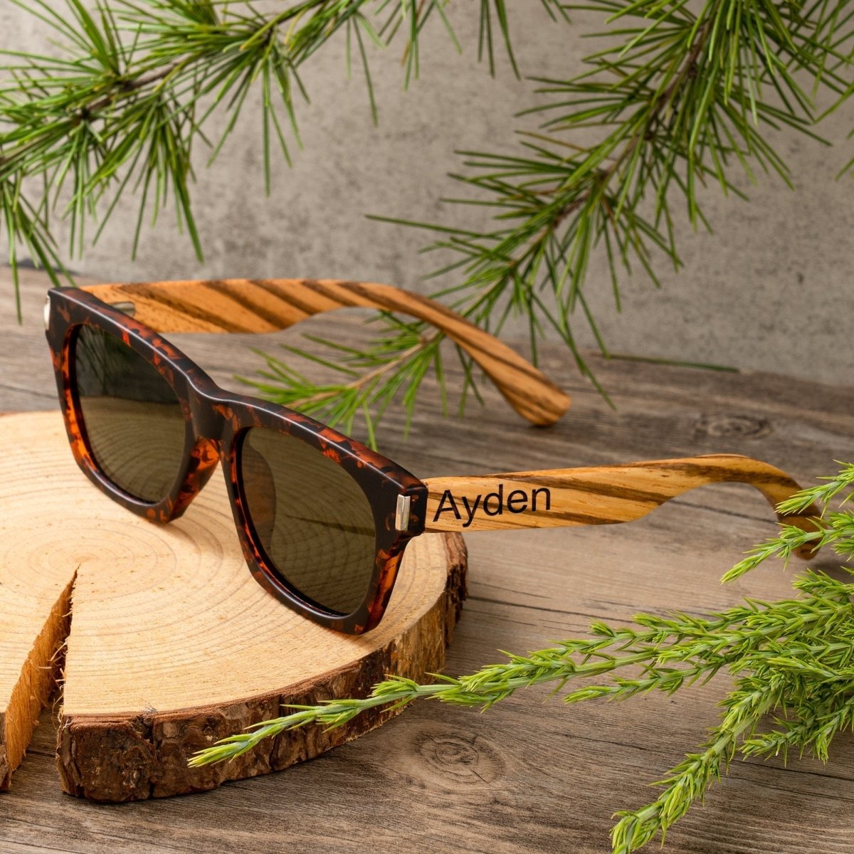 Sunglasses Natural Navigators by Groovy Groomsmen Gifts