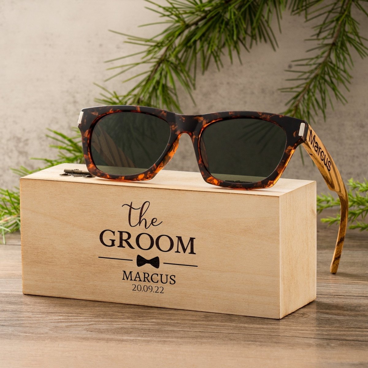 Sunglasses Natural Navigators by Groovy Groomsmen Gifts