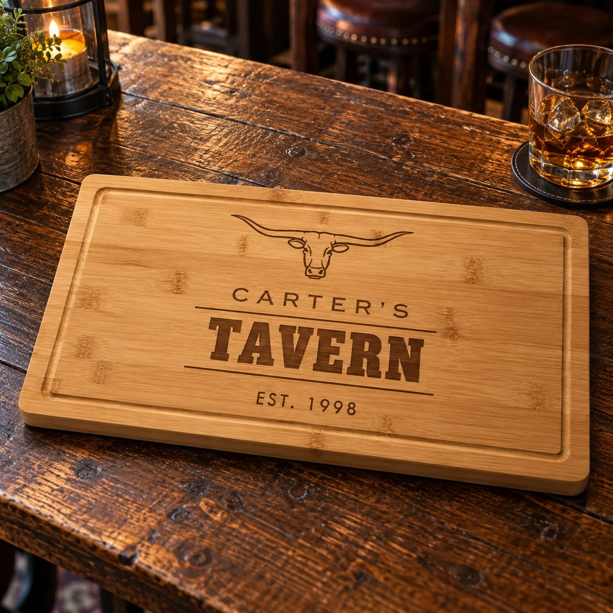 Personalized Steakhouse Cutting Board