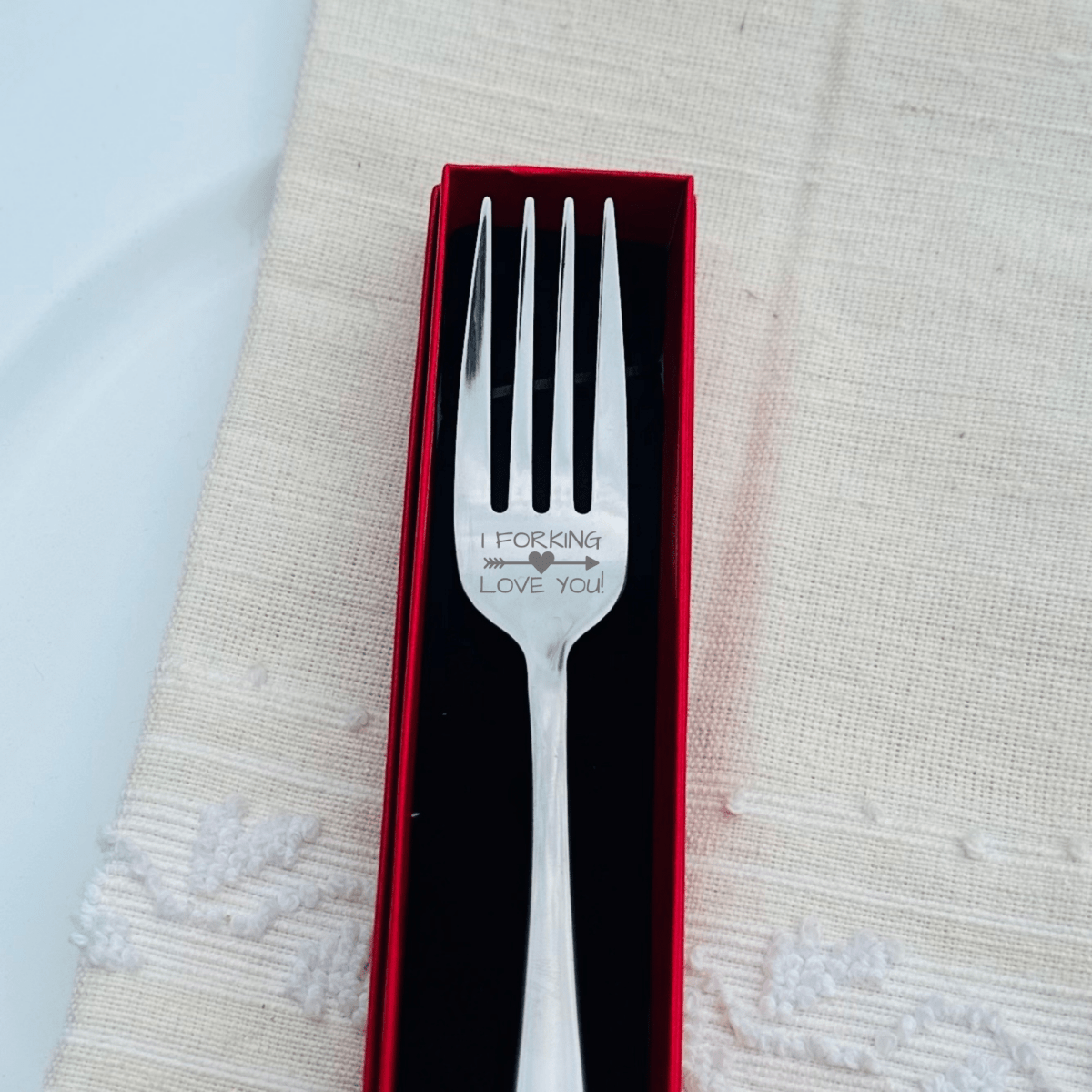 Valentines Day Forking Love You by Groovy Groomsmen Gifts