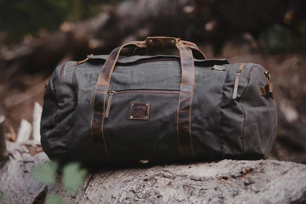 canvas travel duffel bag 85L Nomad Canvas Duffel Tan