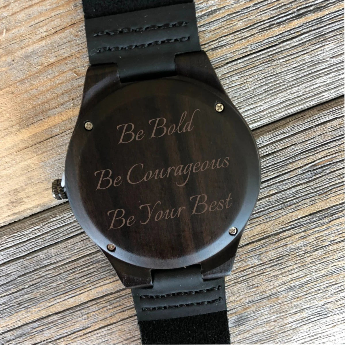 Personalized Keepsake Wood Watch