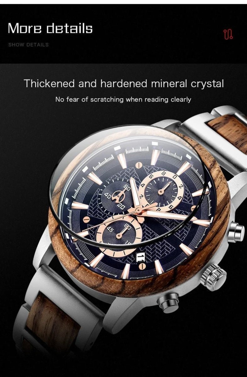 Watches Black Sandal Wood Watch by Groovy Groomsmen Gifts