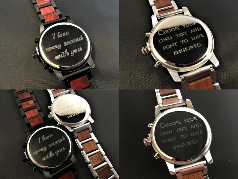 Watches Black Sandal Wood Watch by Groovy Groomsmen Gifts