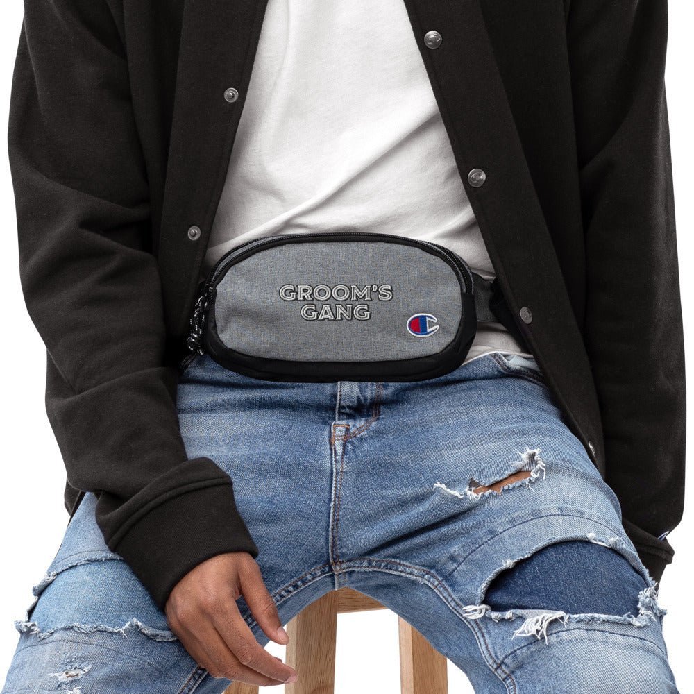 Wearables Groom&#39;s Gang fanny pack by Groovy Groomsmen Gifts