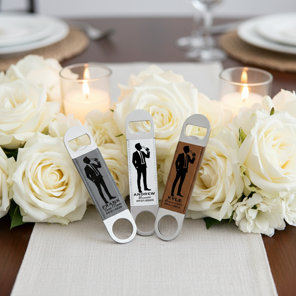 Grooms Crew Bottle Opener