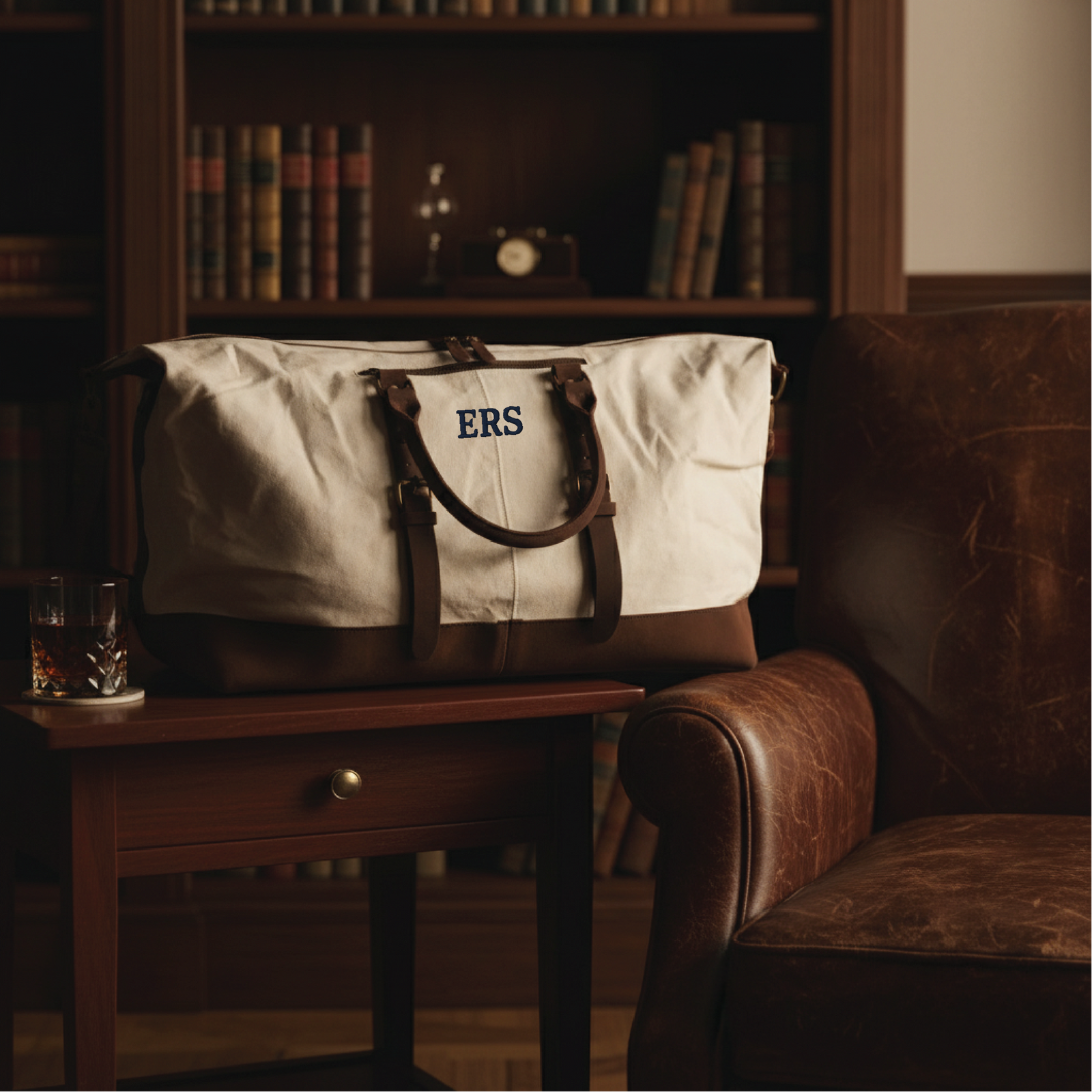 Personalized Canvas Weekender Bag