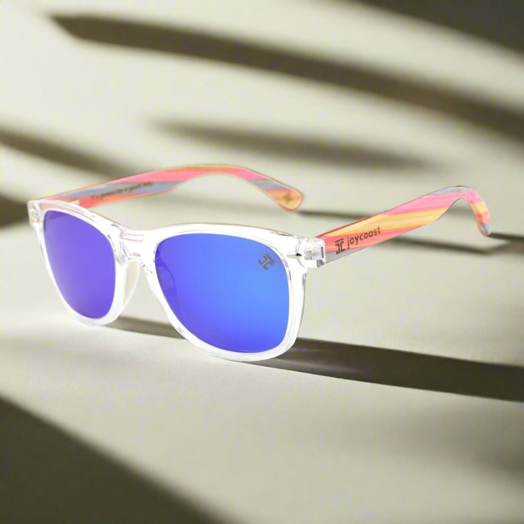 Wooden Sunglasses FruitLoops | Bamboo Sunglasses by Groovy Groomsmen Gifts