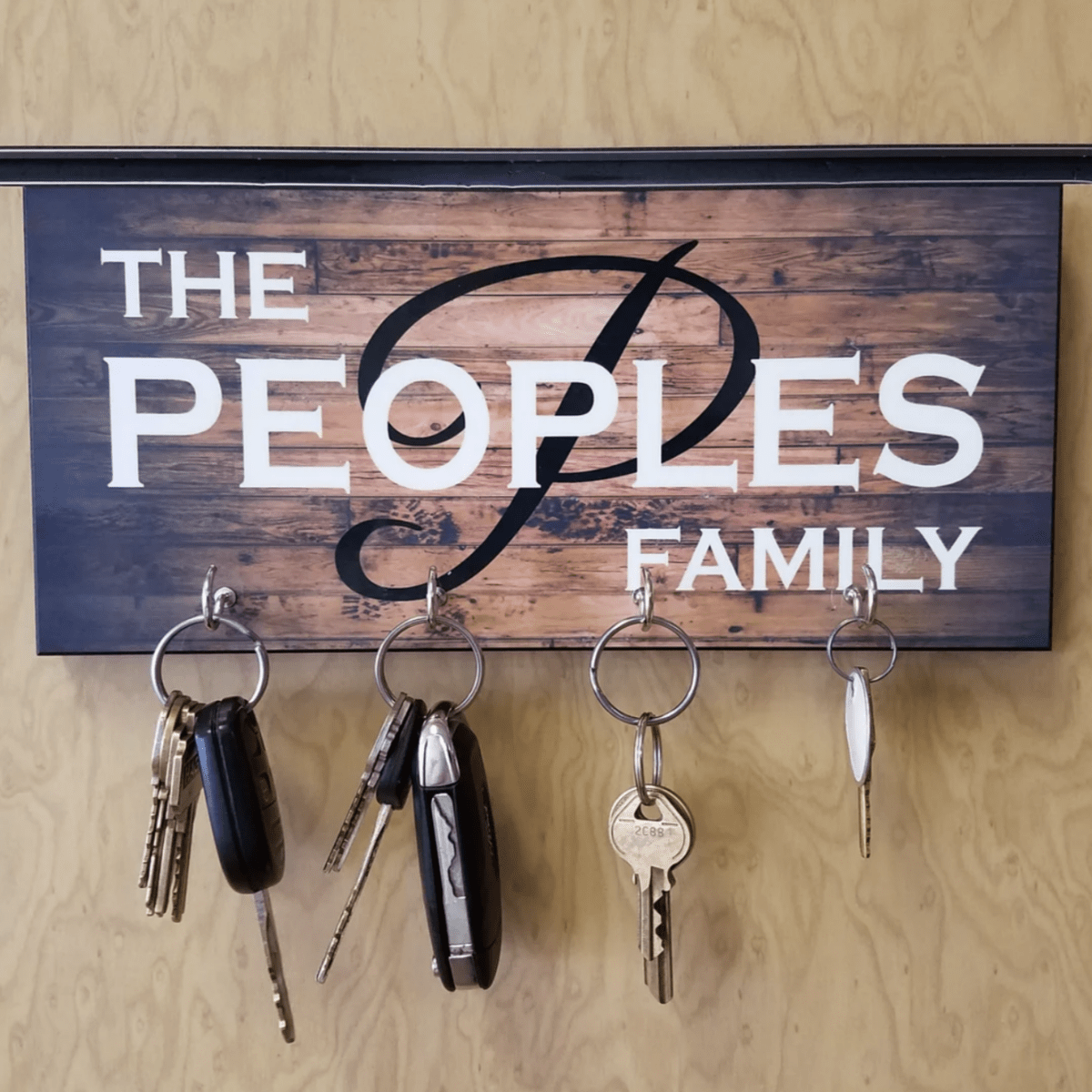 Unique Personalized Custom Key Holder Customized Keychains Gifts for Men by Groovy Guy