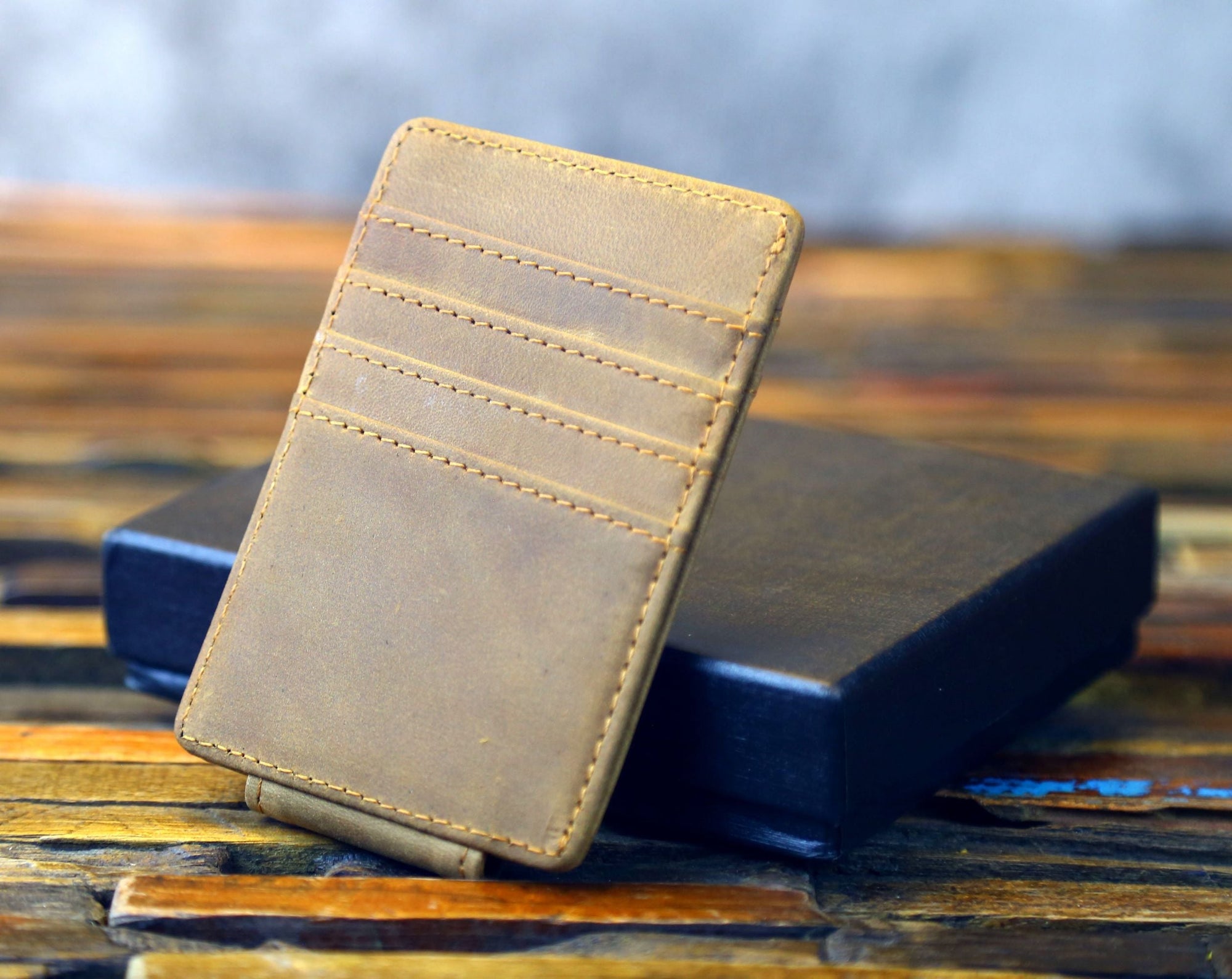 Groovy Guy Personalized Leather Wallet