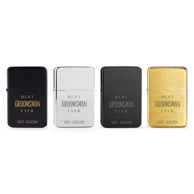 Awesome Flash Zippo Lighter for Your Groomsmen Online! - Groovy Groomsmen Gifts