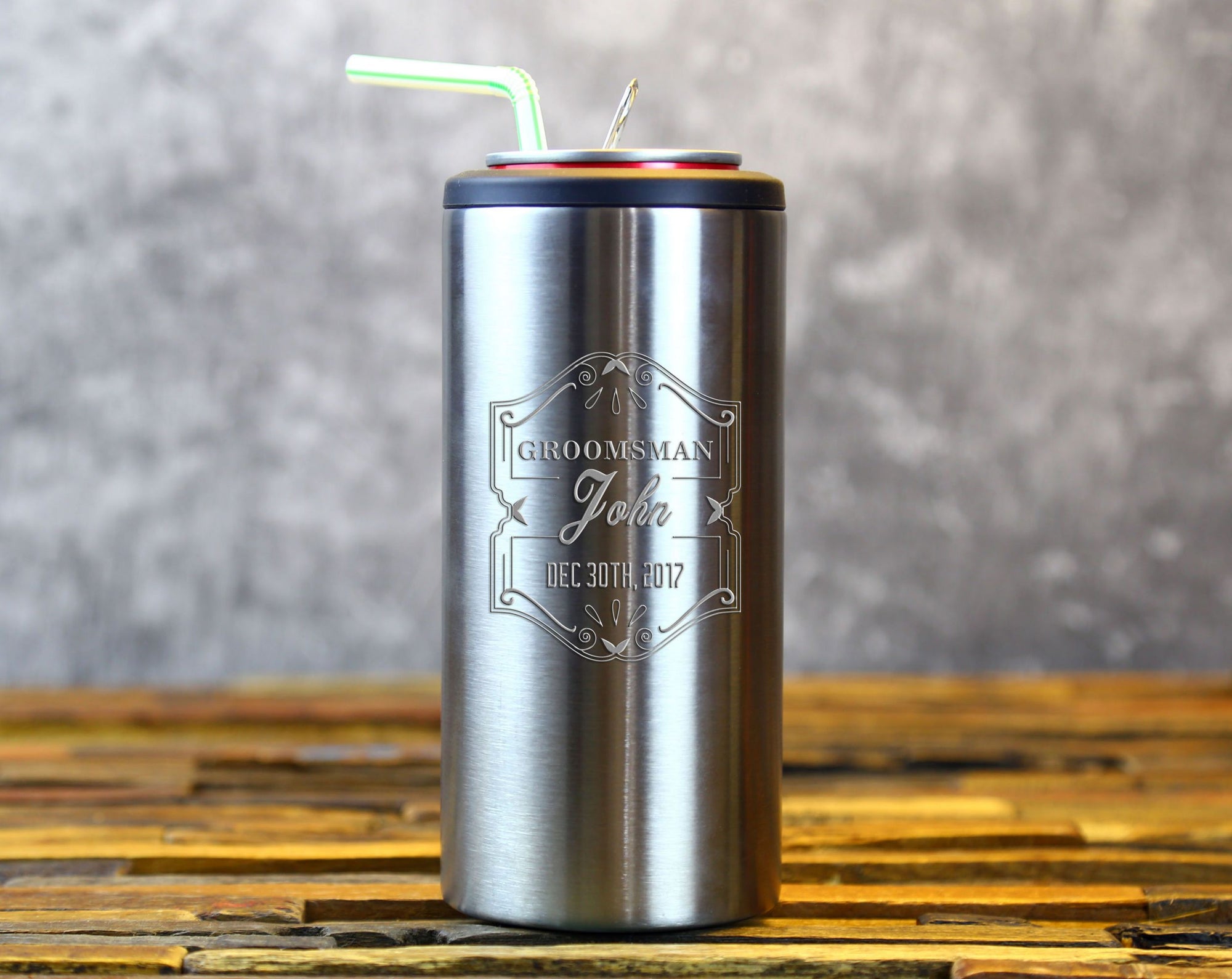Non Traditional Groomsmen Gifts - The Stylish Koozie - Groovy