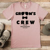 Heather Peach Mens T-Shirt With Crew In Shades Design