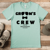 Light Green Mens T-Shirt With Crew In Shades Design
