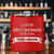 Red Groomsman Flask With Groom Team Design