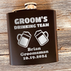 Grooms Drinking Team Flask