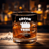 Grooms Tribe Whiskey Glass
